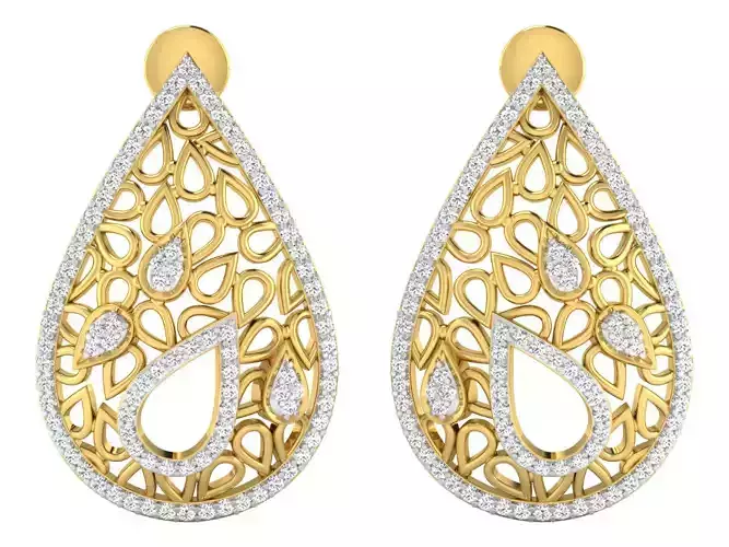AFP00079 diamond pendant in gold