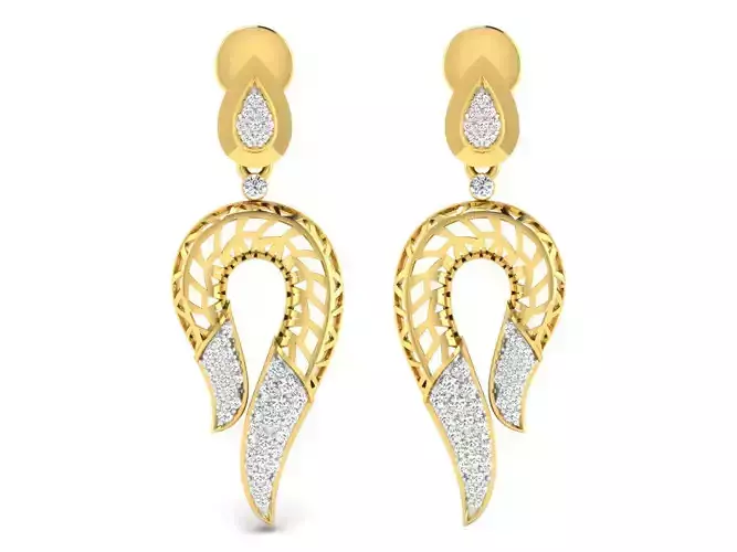 AFP00076 diamond pendant gold