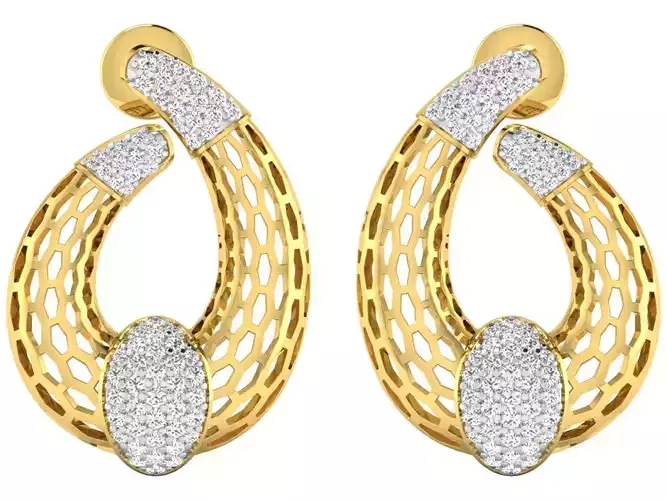 AFP00075 diamond pendant gold