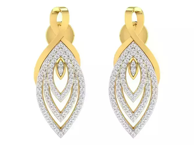 AFP00064 diamond pendant in gold