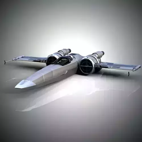 Spaceship star wars x - wing fighter