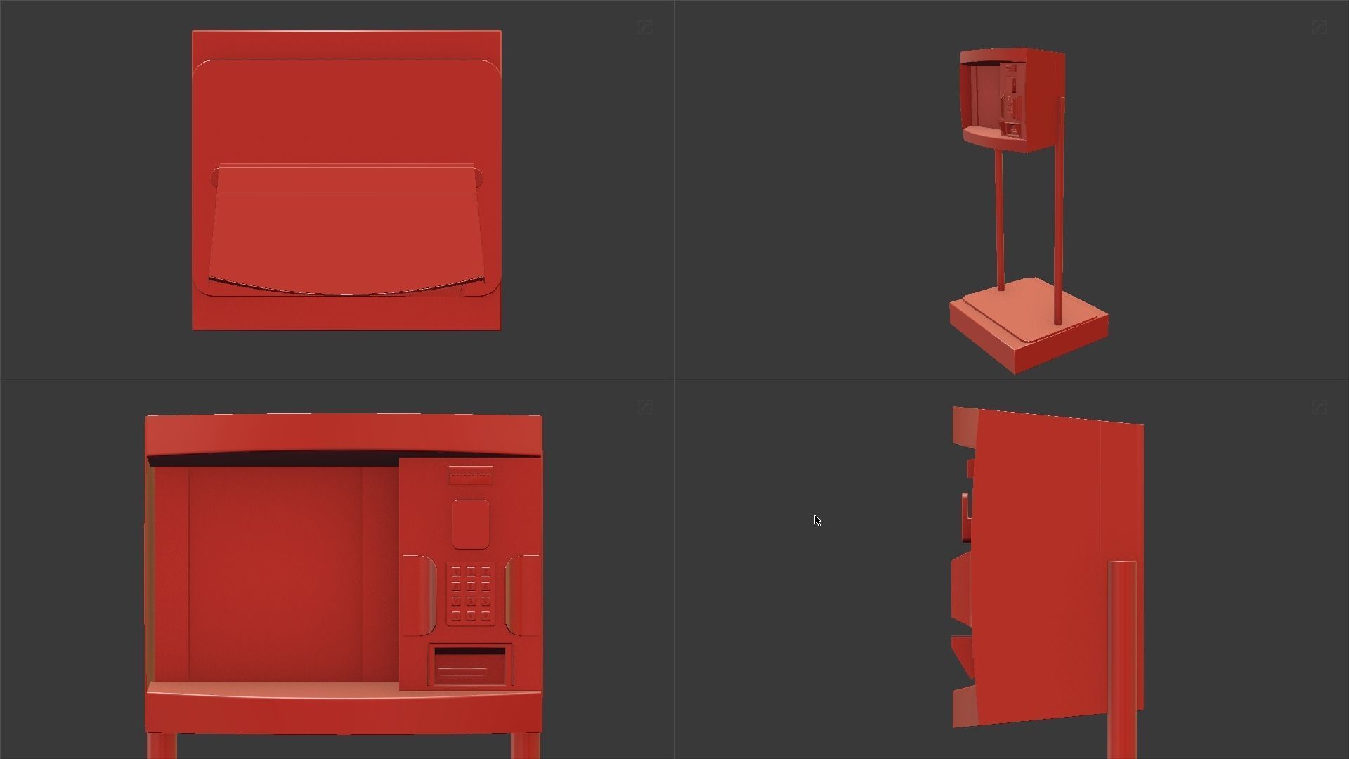 Electronic terminal 3D model_2