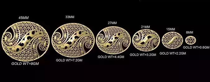 vr-pnd2137 taiwanese gold plated coin 3D print model