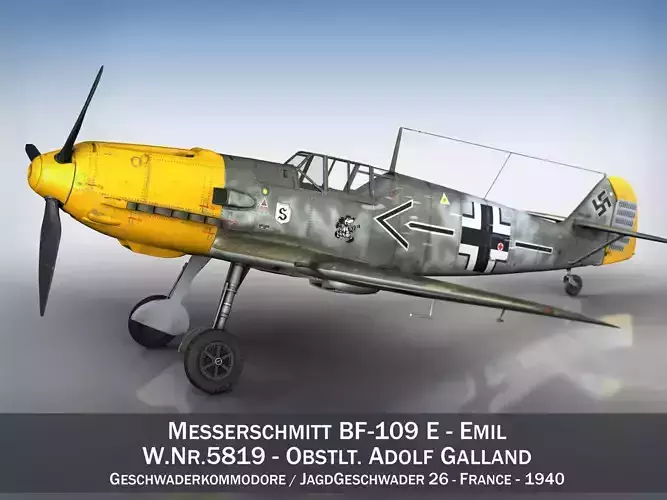Messerschmitt - BF-109 E - JG26