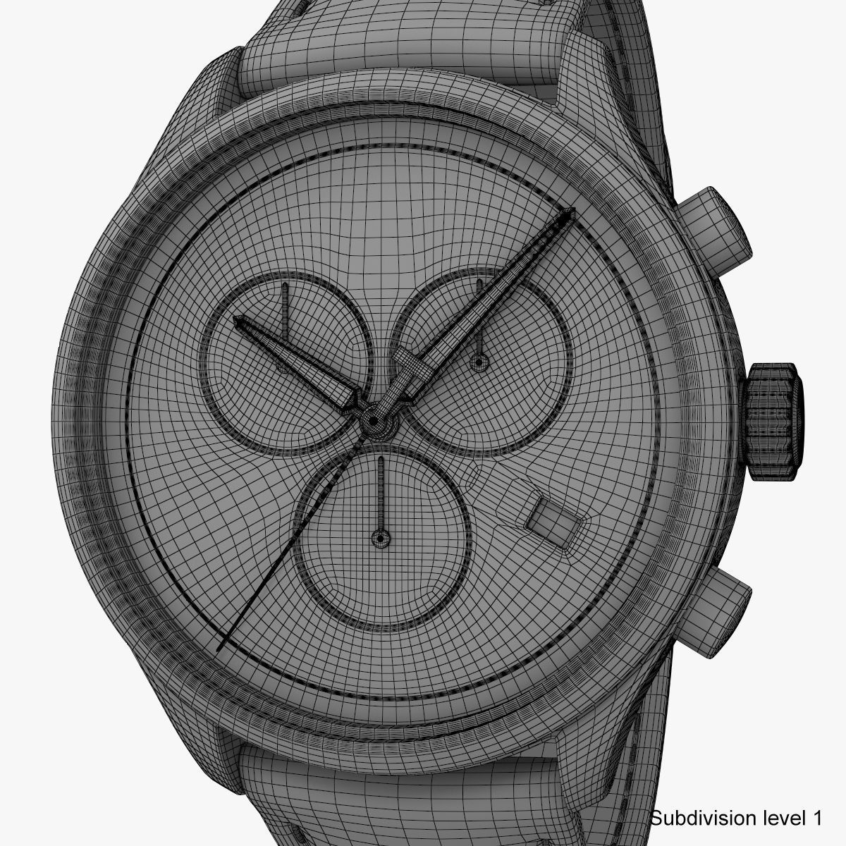Classic Watch 3 3D model_19