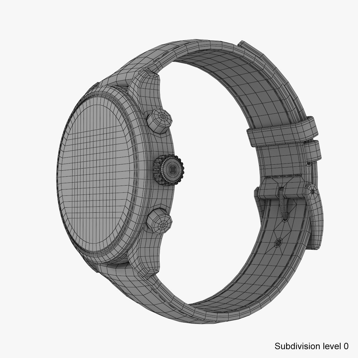Classic Watch 3 3D model_12