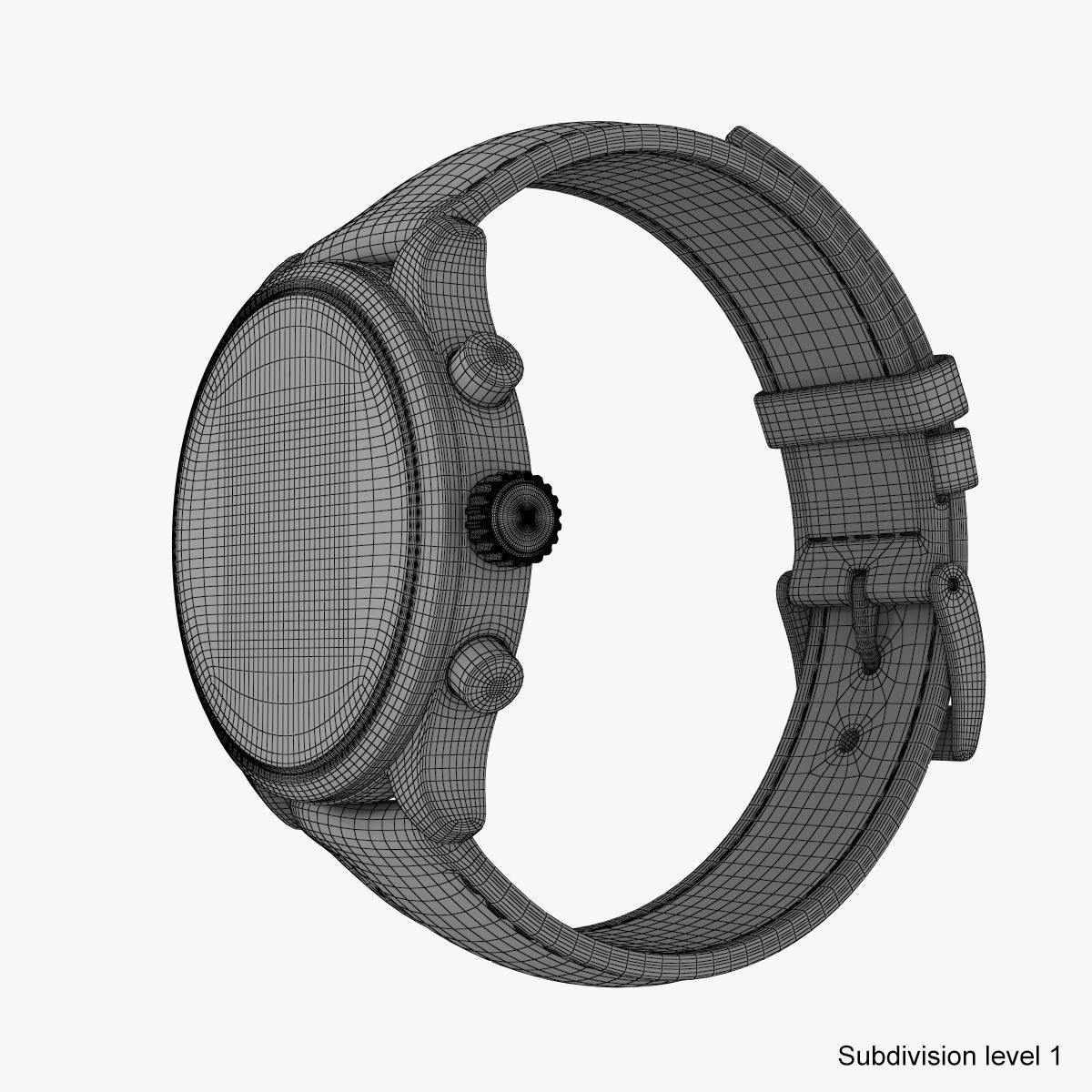 Classic Watch 3 3D model_13