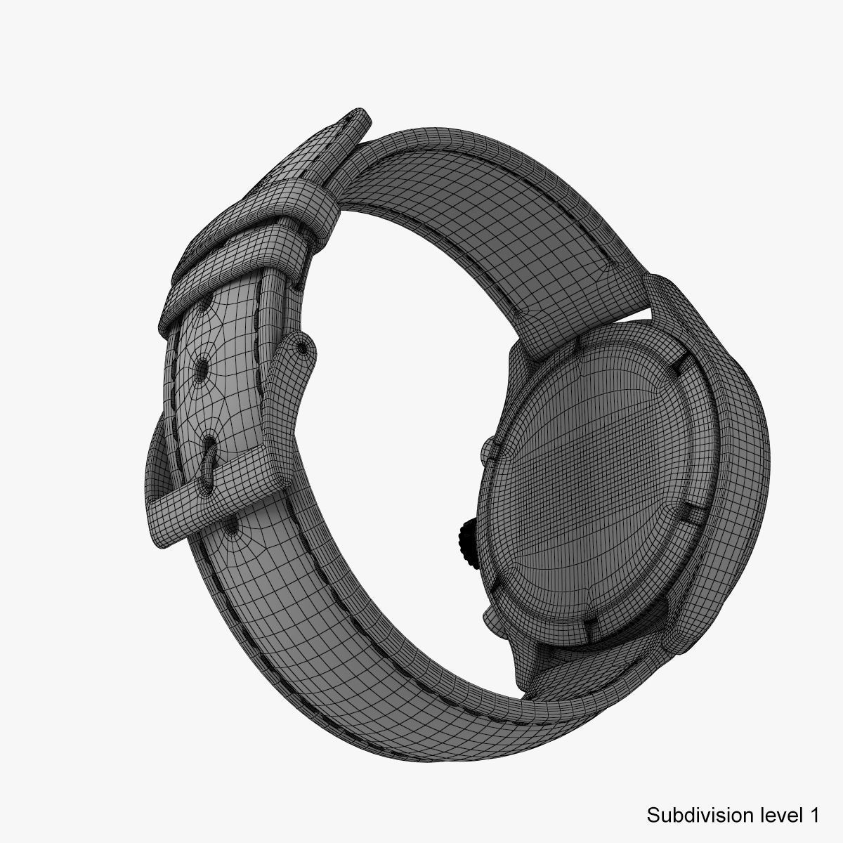 Classic Watch 3 3D model_17