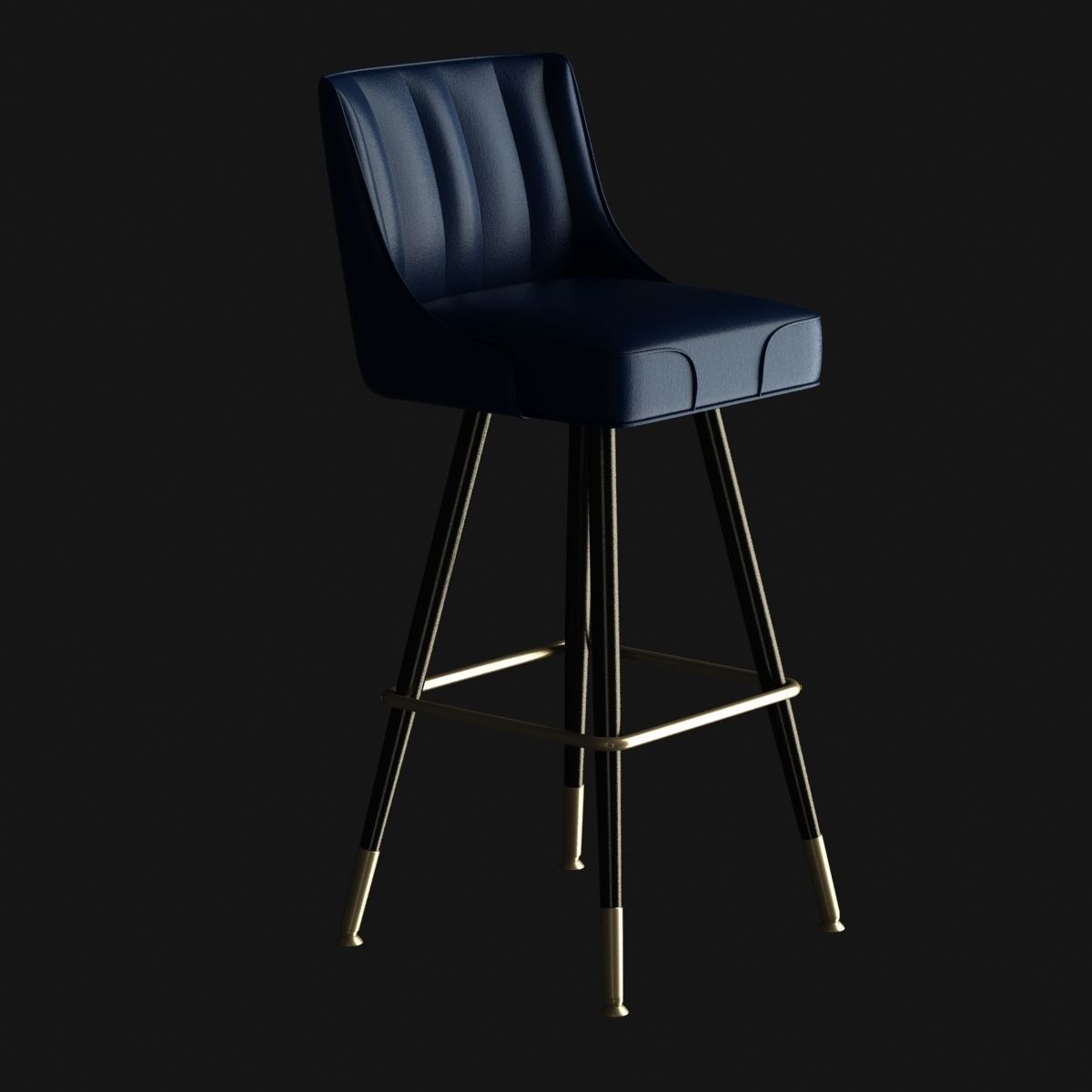 Richardson Seating Bar Stool 3D model_9