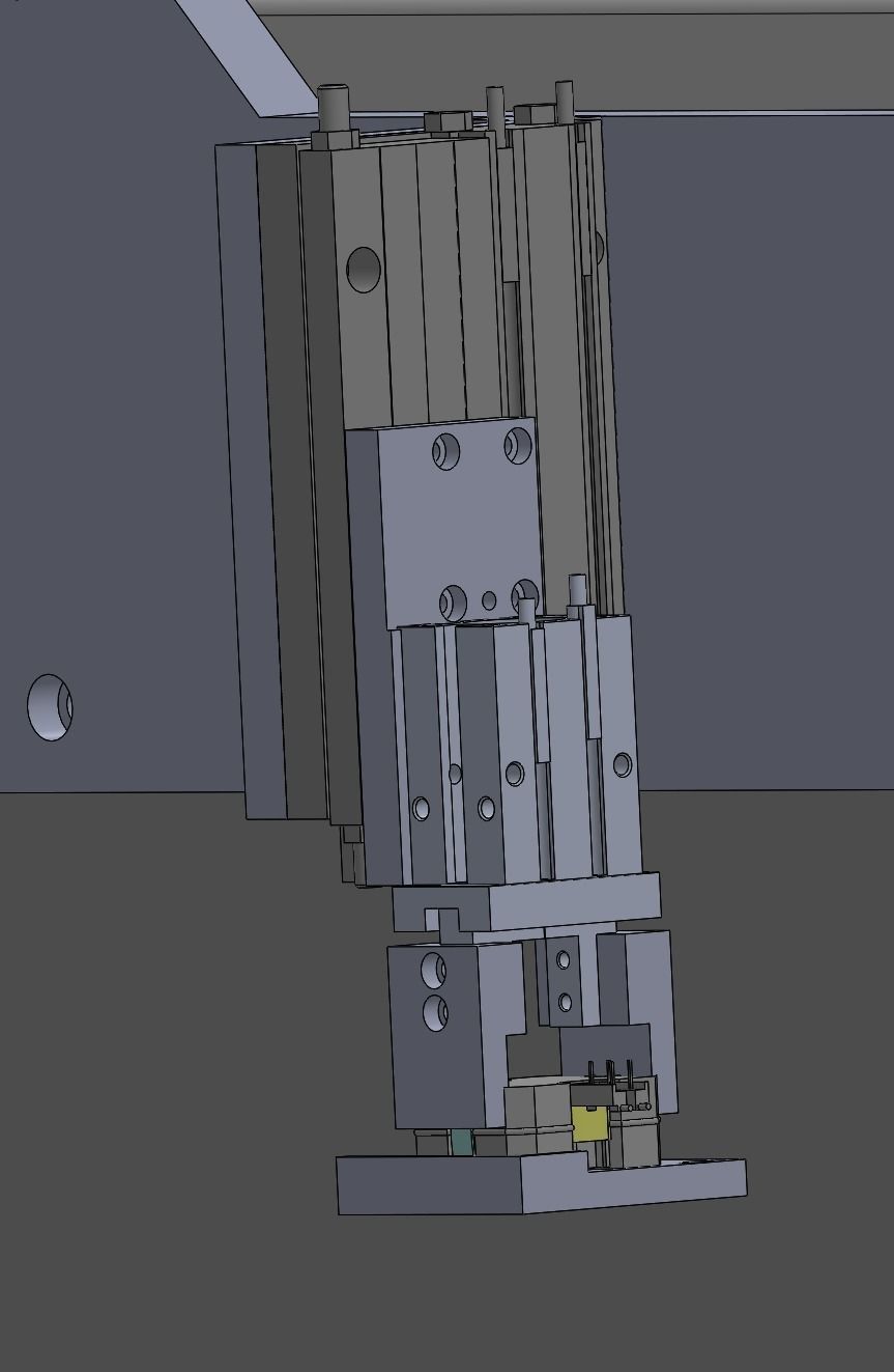 Feeding conveying and rotating module mechanism 3D model_6