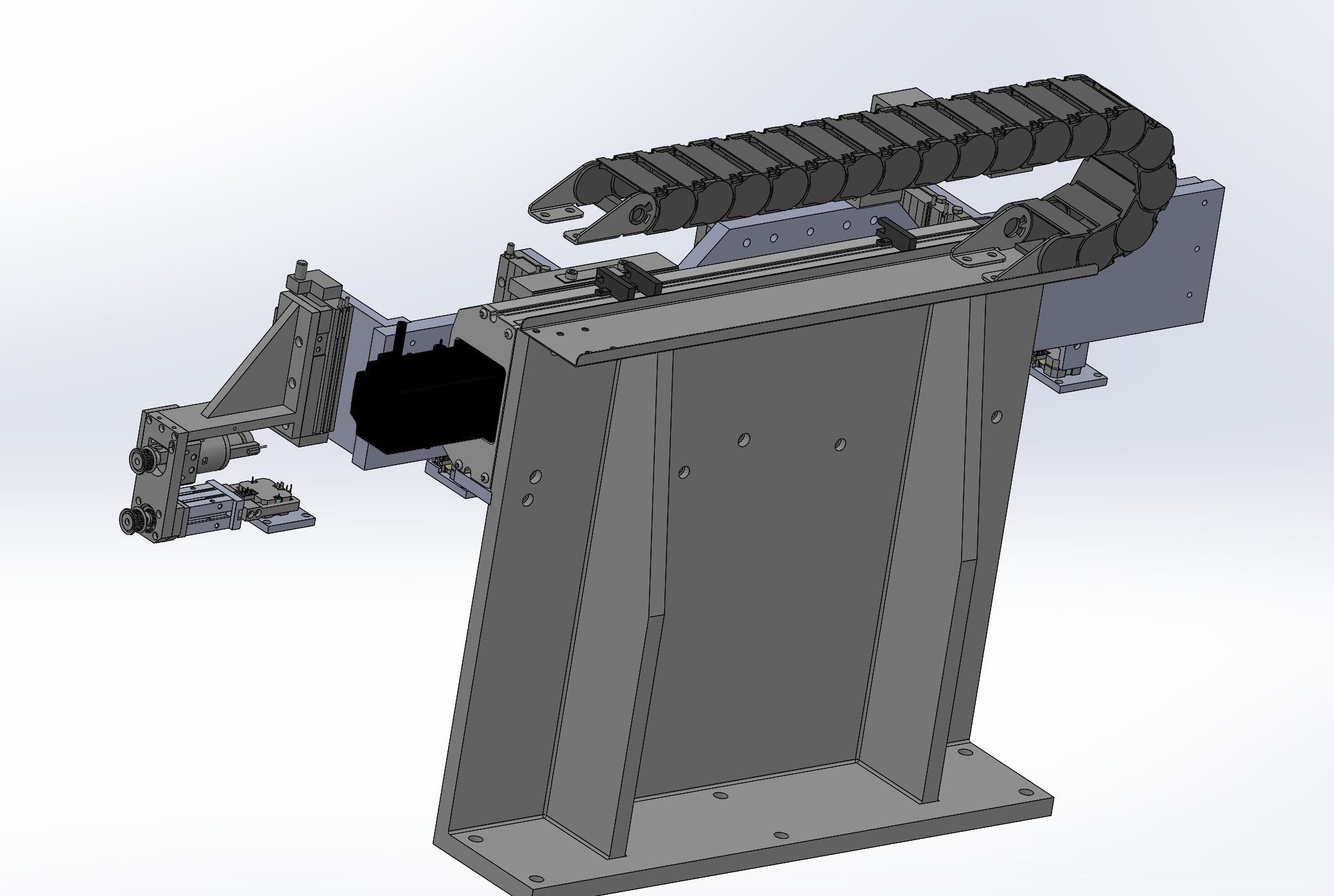 Feeding conveying and rotating module mechanism 3D model_3