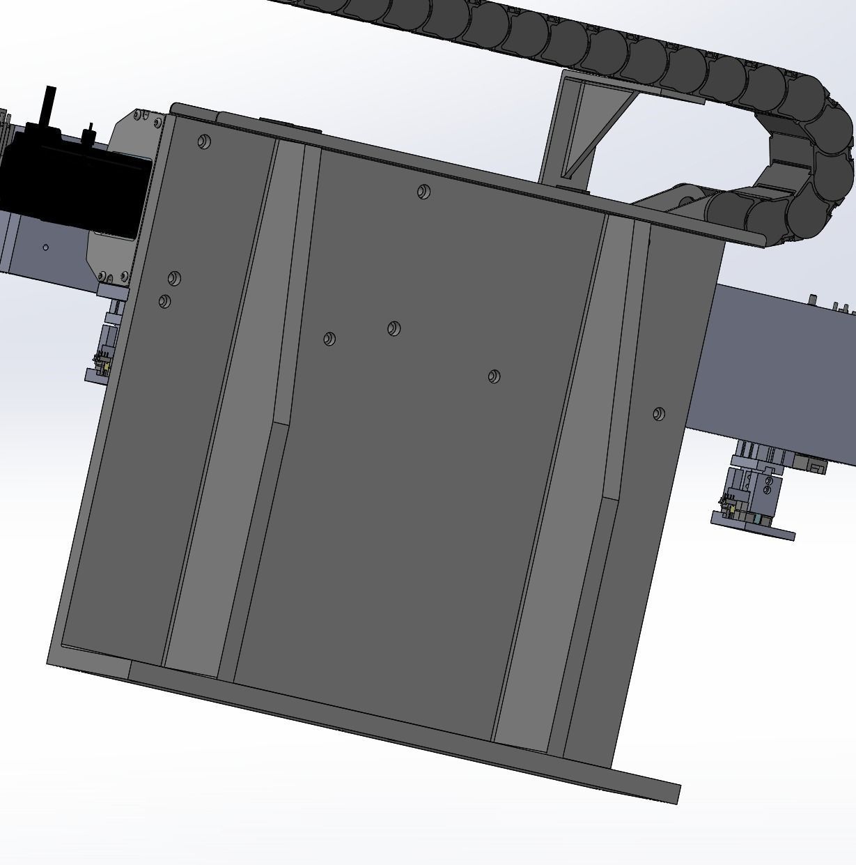 Feeding conveying and rotating module mechanism 3D model_9
