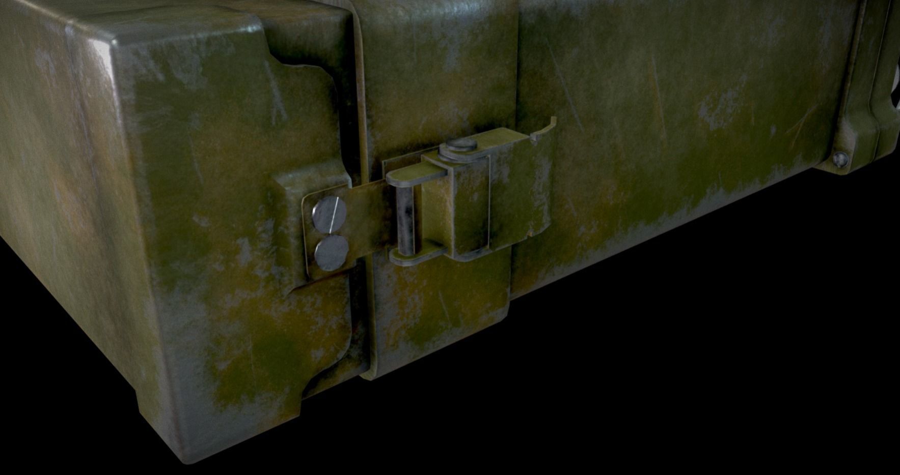 AN - PRC-77 Portable Radio Transceiver - Detailed Military Radio Low-poly 3D model_8