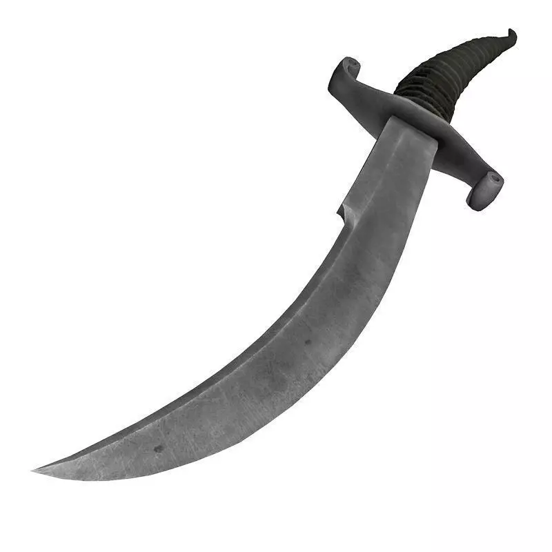 Spanish fighting dagger 3D model_0
