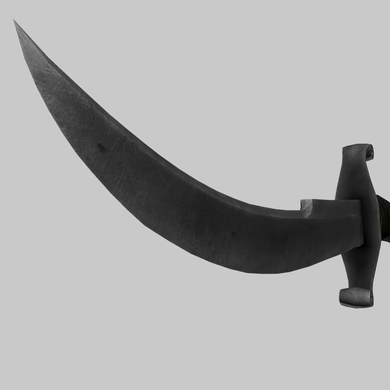 Spanish fighting dagger 3D model_7