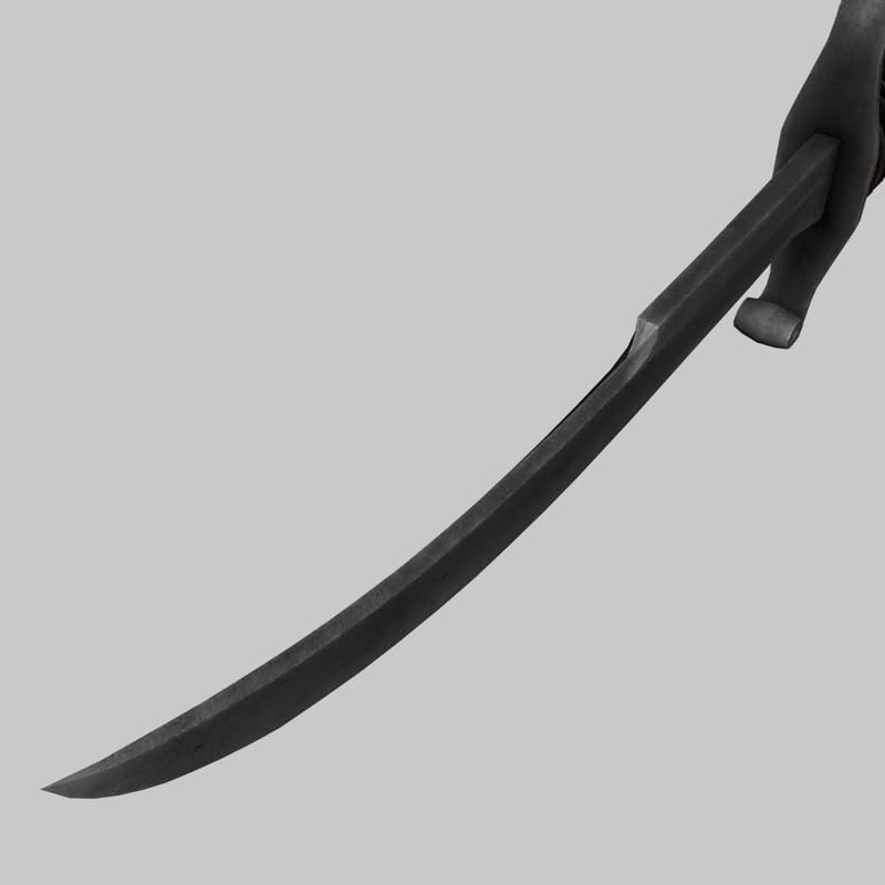 Spanish fighting dagger 3D model_8