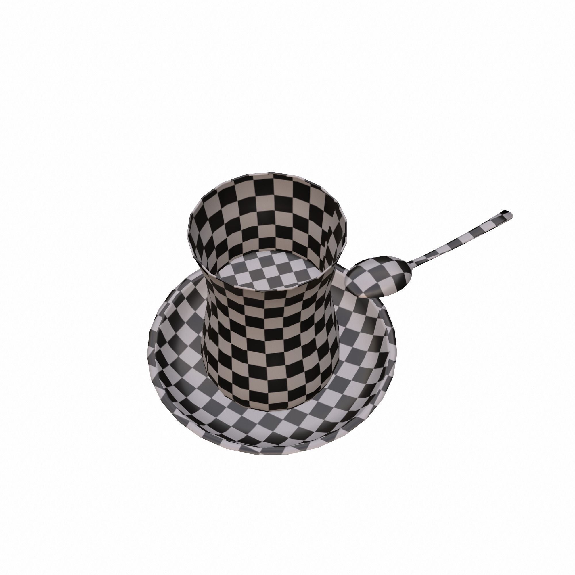 Turkish Tea Glass - RC Low-poly 3D model_11