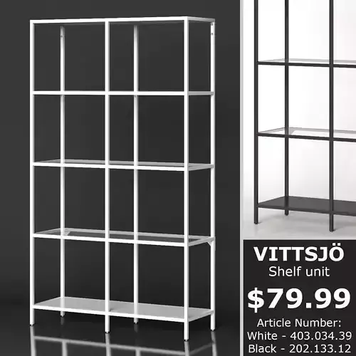 VITTSJO Shelf unit medium