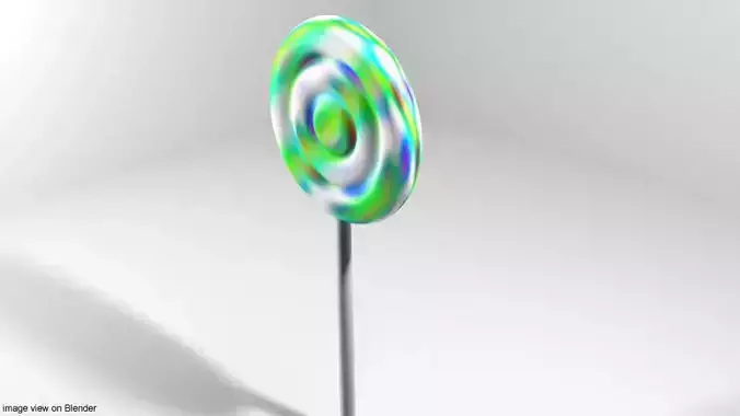 Lollipop on stick