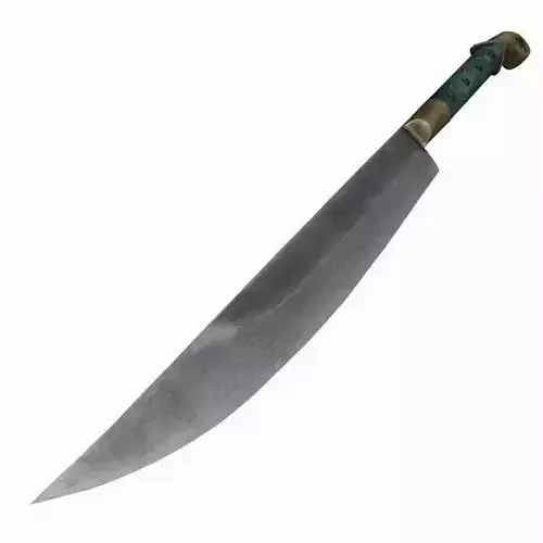 Sri Lankan piha-kaetta dagger 3D model
