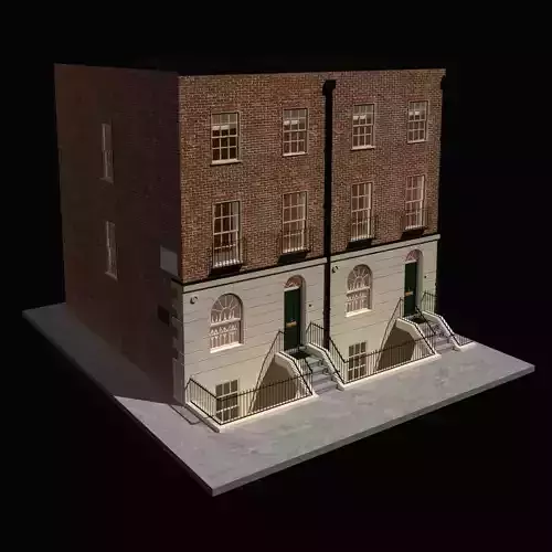 Old English Block House 3D model