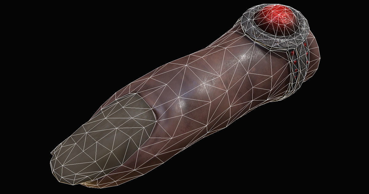 Evidence Finger Low-poly 3D model_14