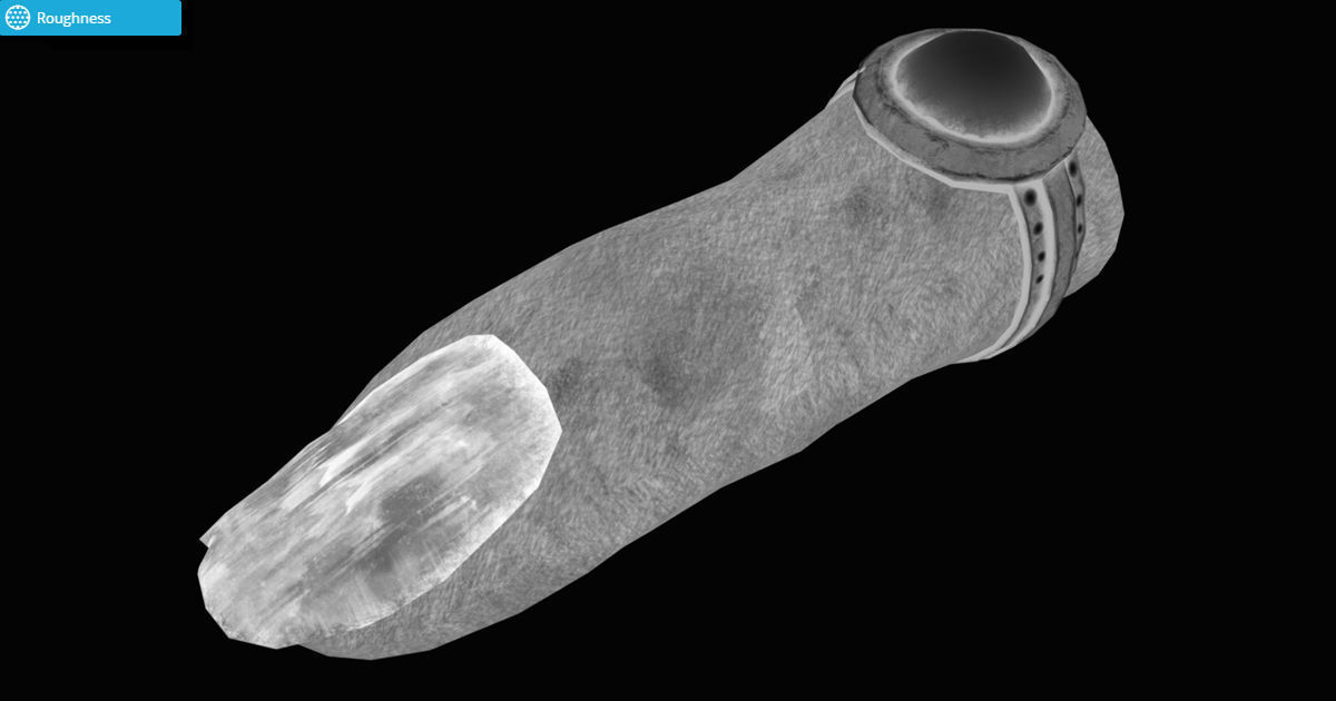 Evidence Finger Low-poly 3D model_11