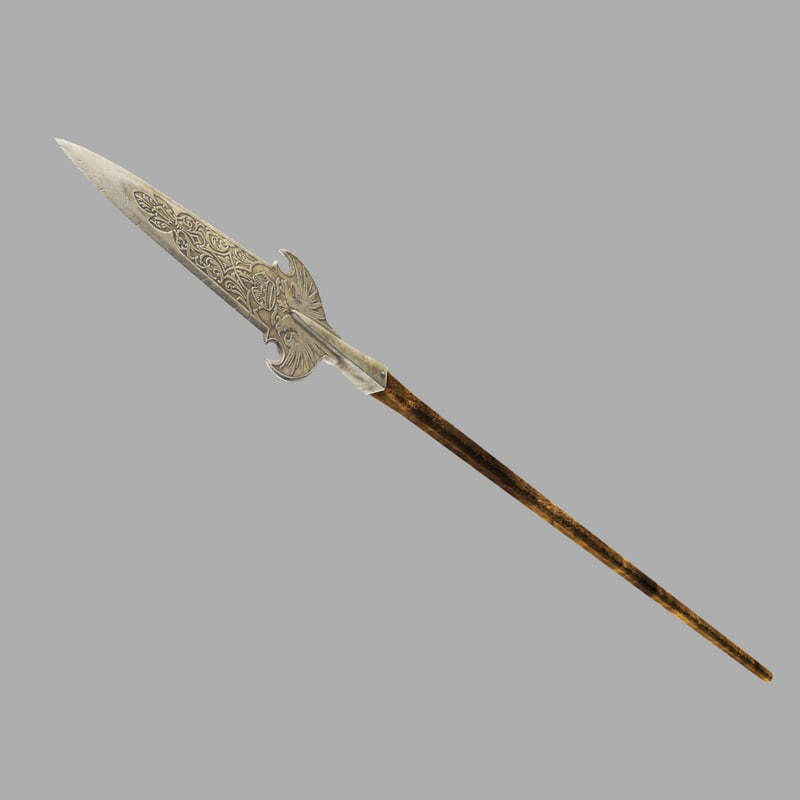 Swiss polearm 3D model_1