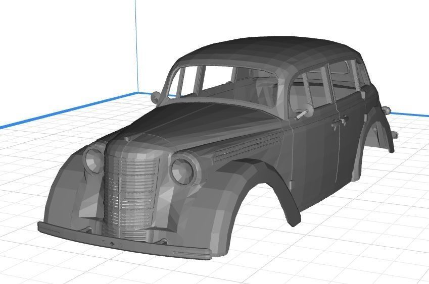 Opel Kadett 1936 Printable 3D Body Car 3D print model