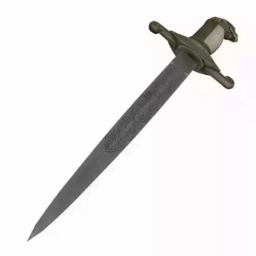 Three piece Indo Persian dagger