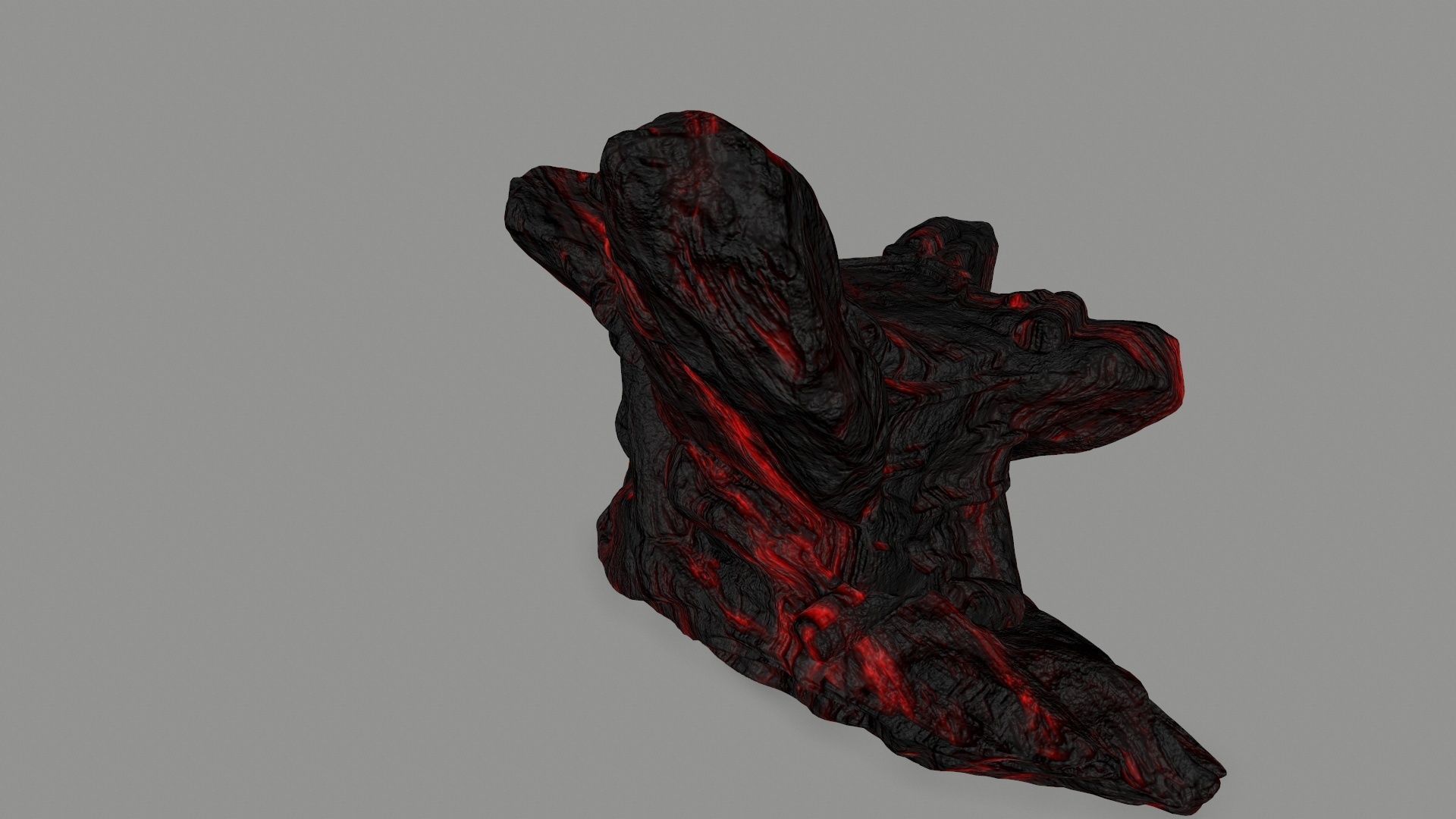 lava temple Low-poly 3D model_3