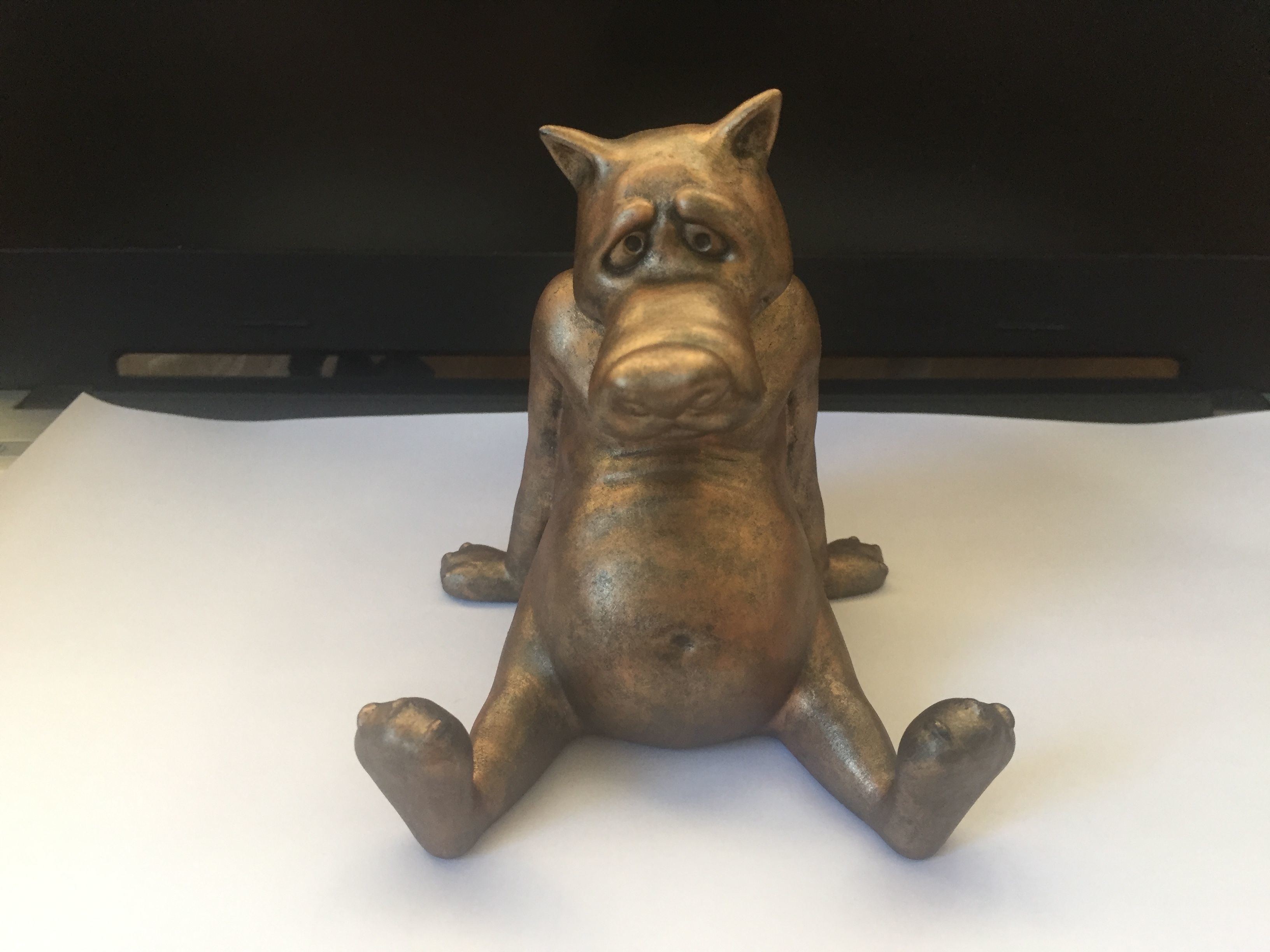 Wolf from cartoon 3D print model_8