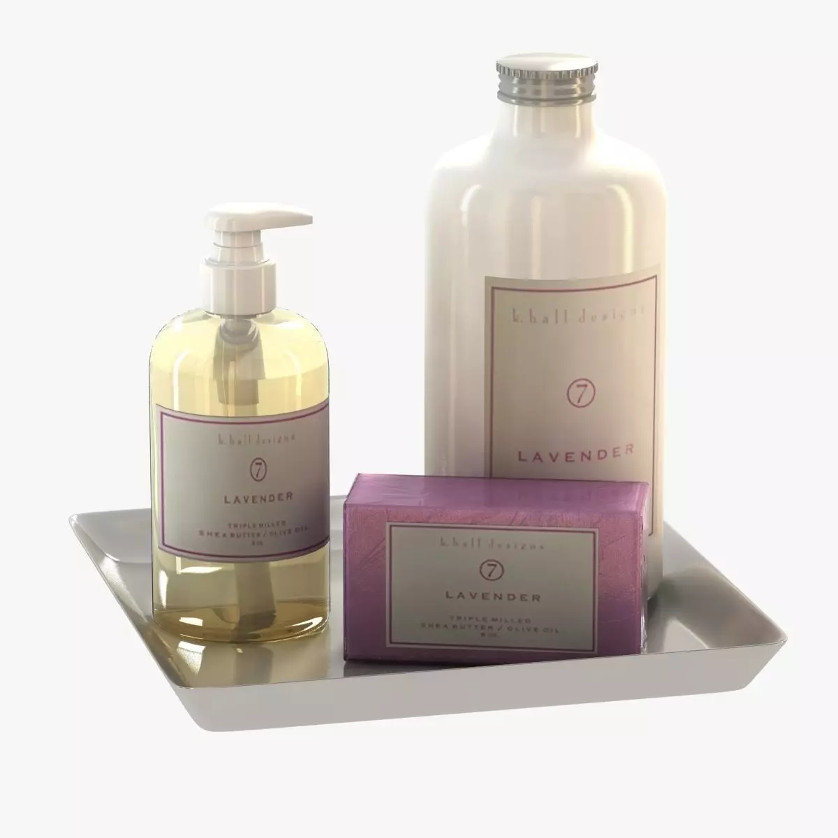 Pottery Barn Design Soaps 3D model_0