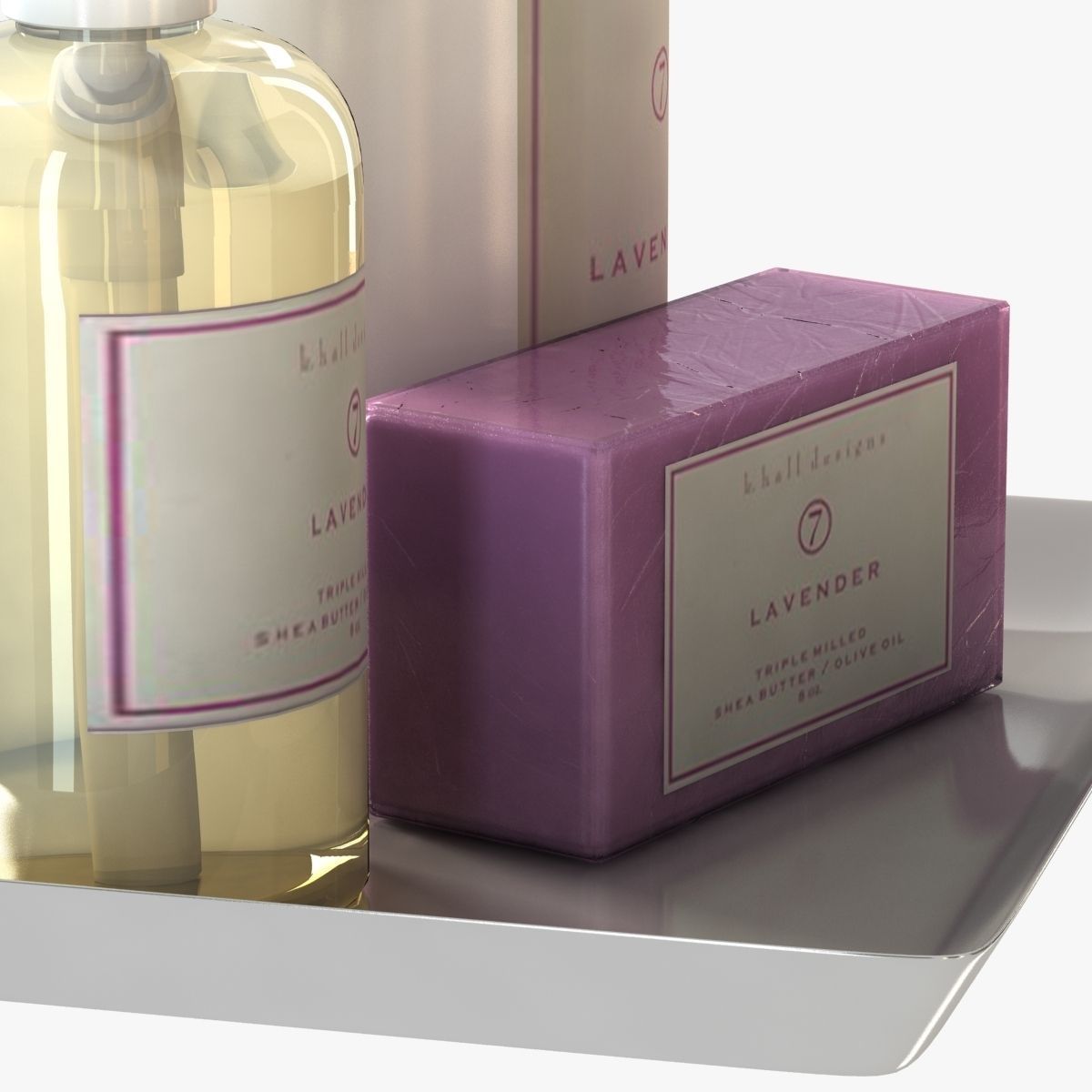 Pottery Barn Design Soaps 3D model_9