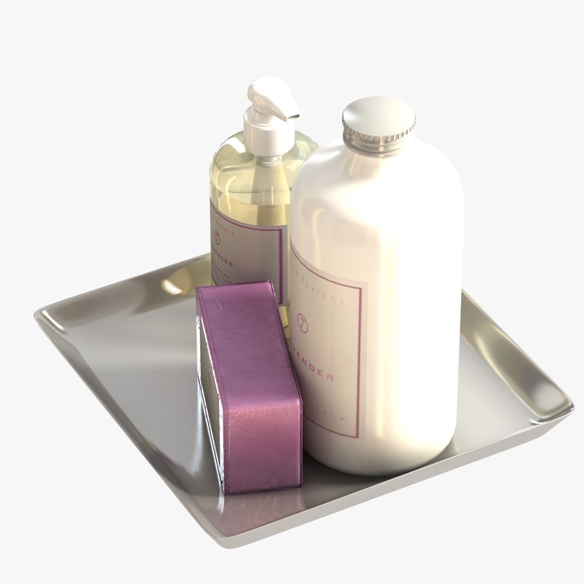 Pottery Barn Design Soaps 3D model_2