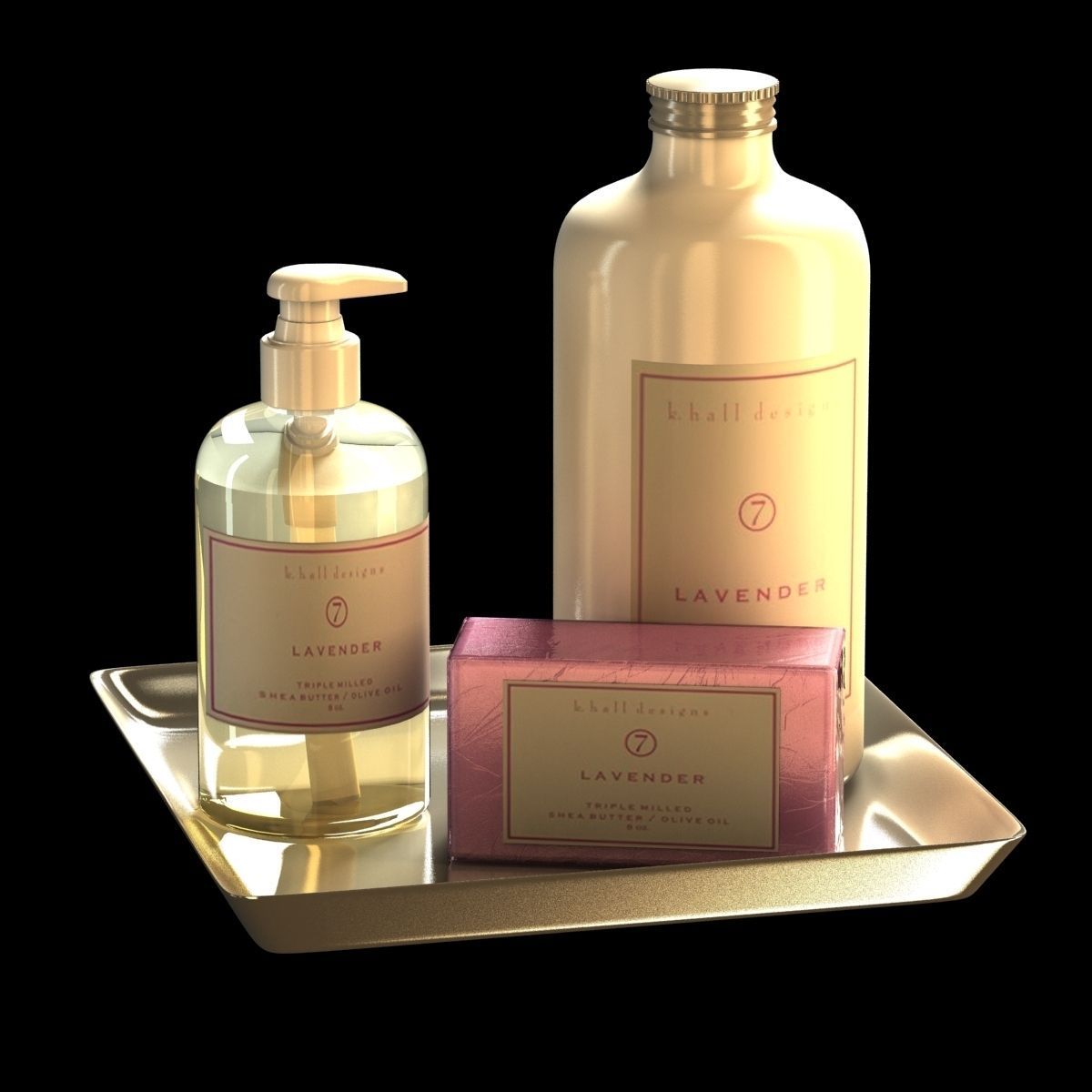 Pottery Barn Design Soaps 3D model_1