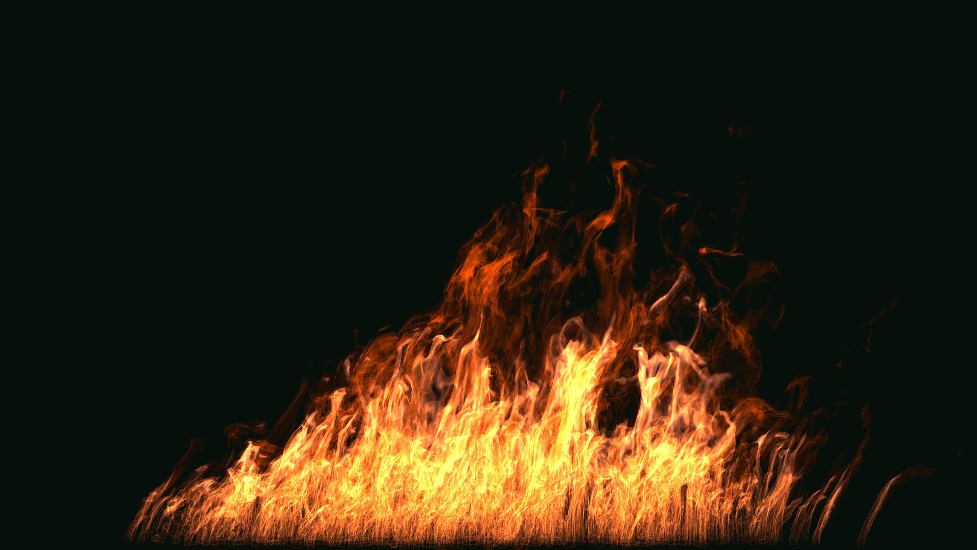FumeFX Large Scale Fire Low-poly 3D model_8