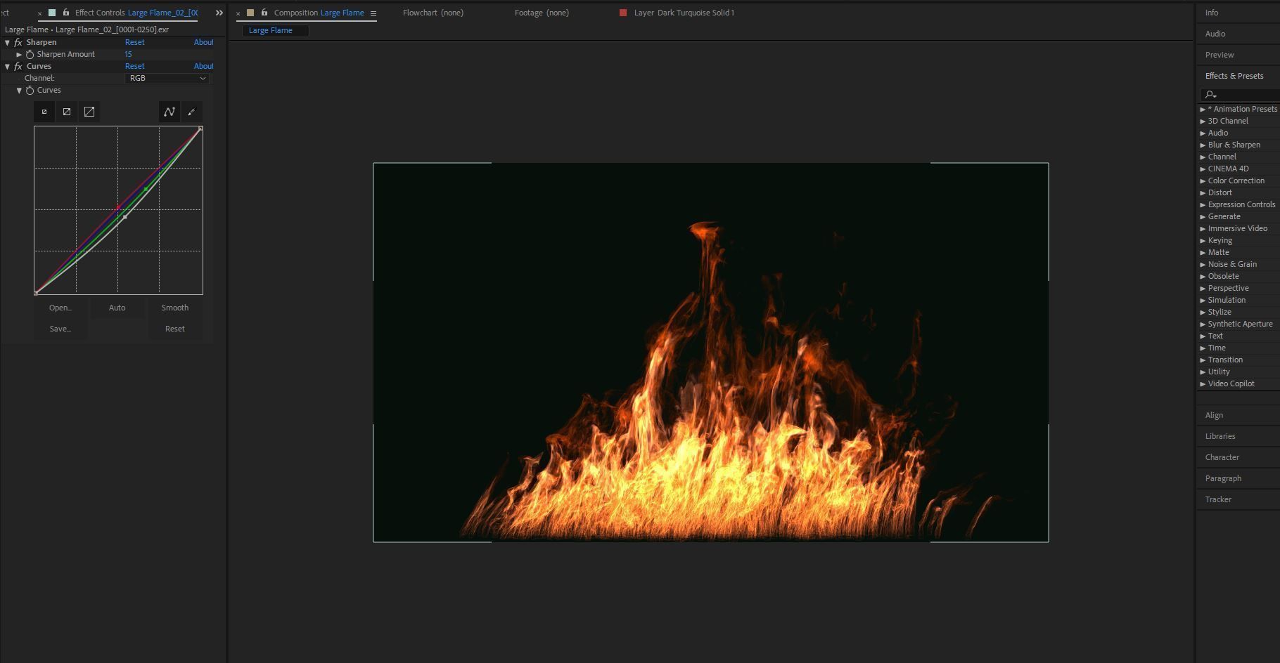 FumeFX Large Scale Fire Low-poly 3D model_2
