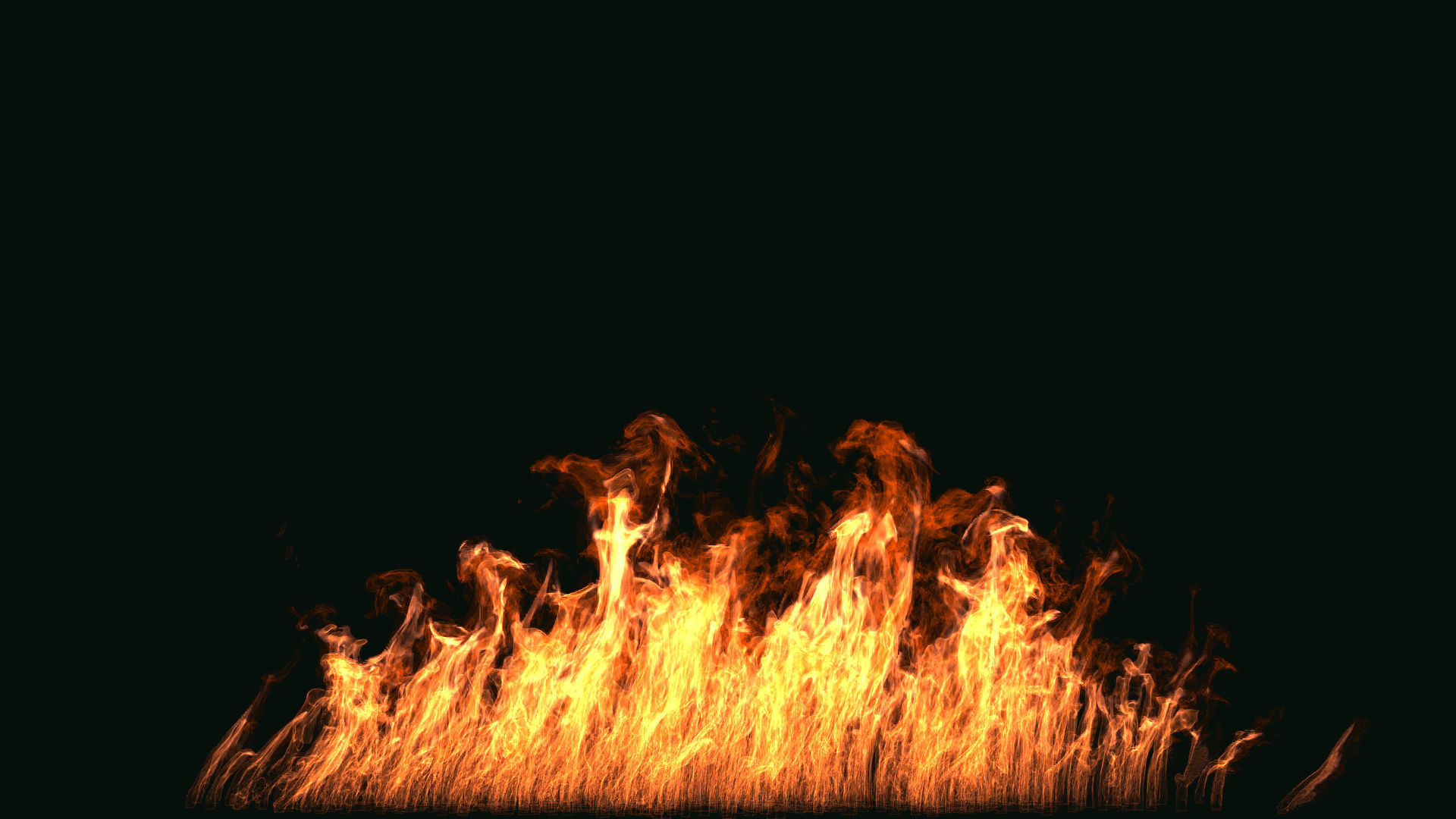 FumeFX Large Scale Fire Low-poly 3D model_4