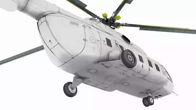 Mil Mi-17 3D model 3D model
