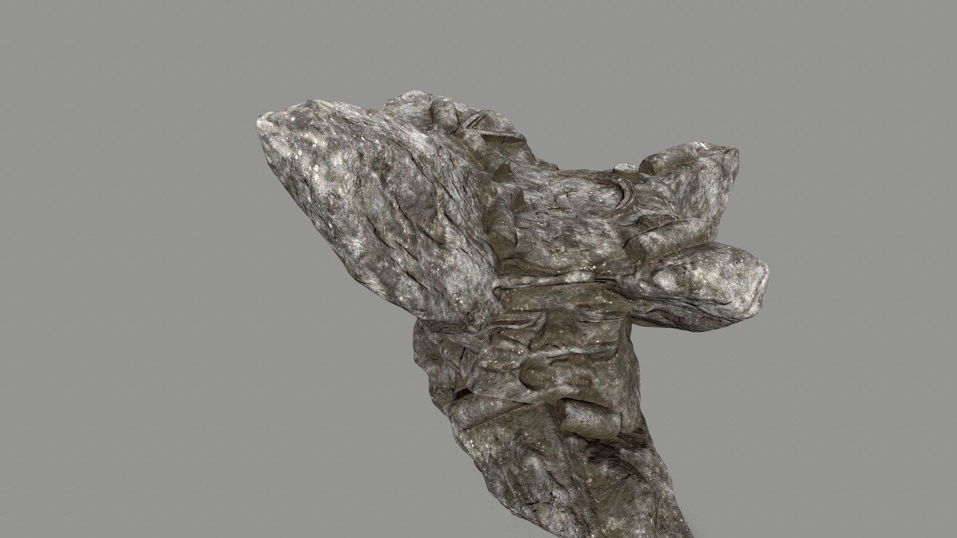 old temple Low-poly 3D model_3