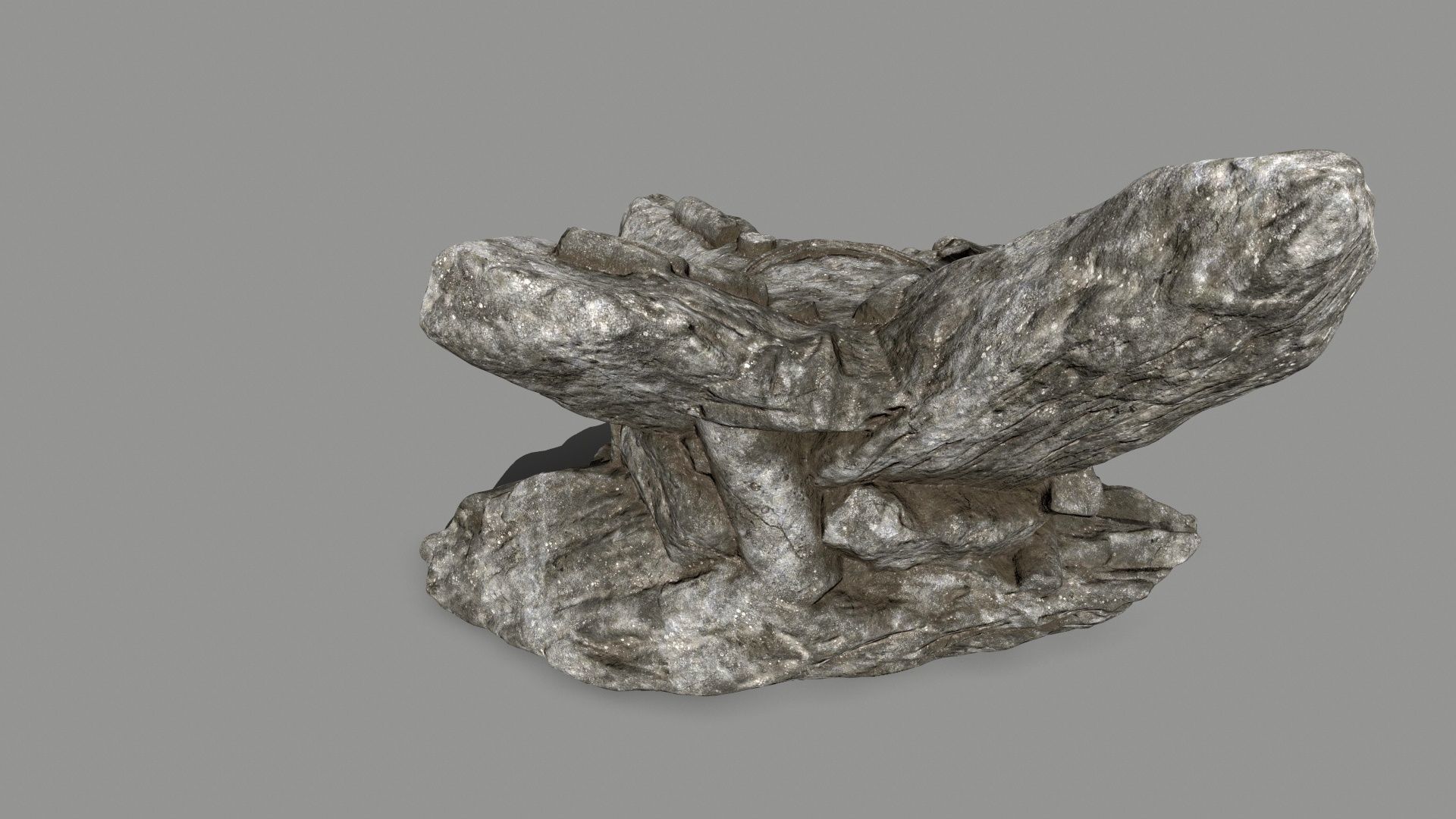 old temple Low-poly 3D model_5