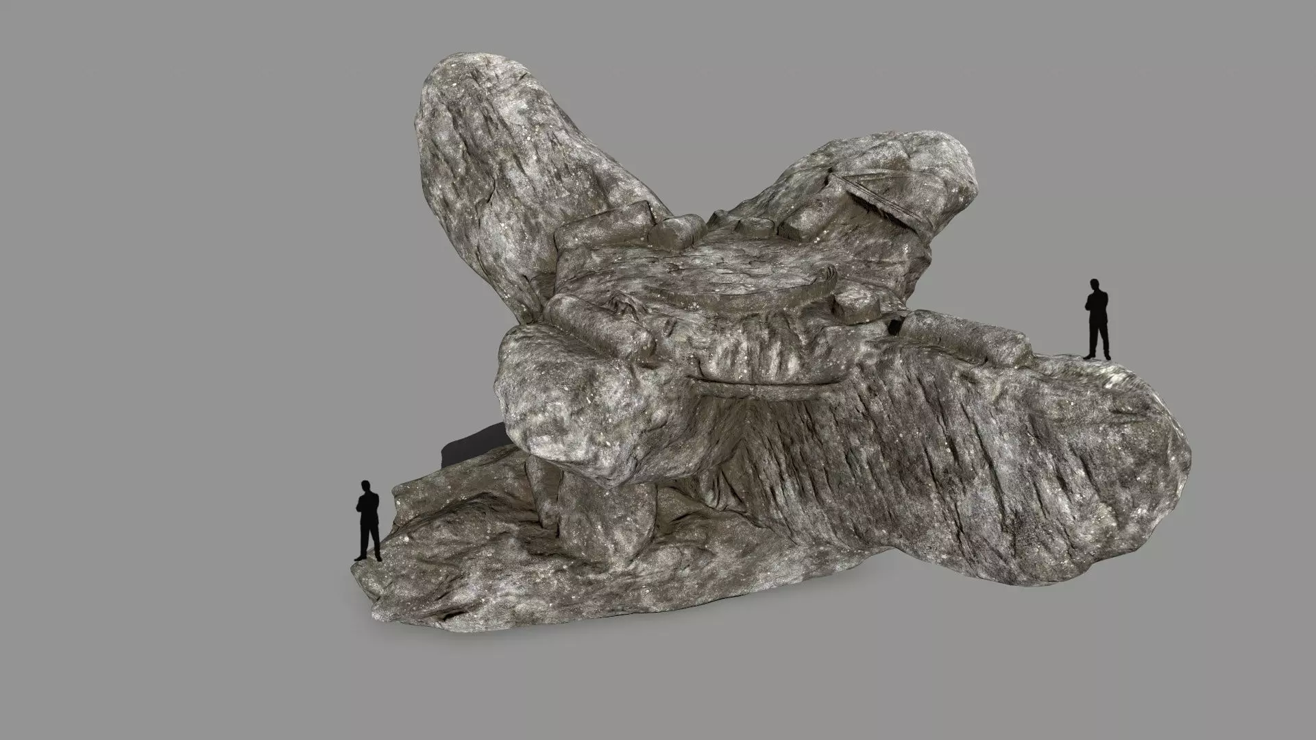 old temple Low-poly 3D model_0