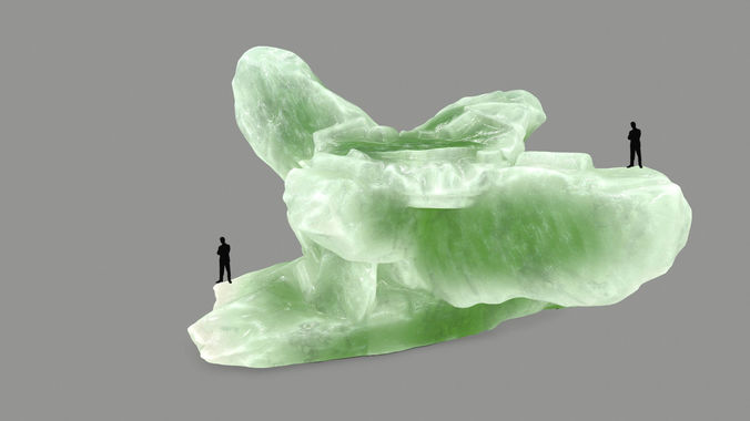 ice temple  Low-poly 3D model