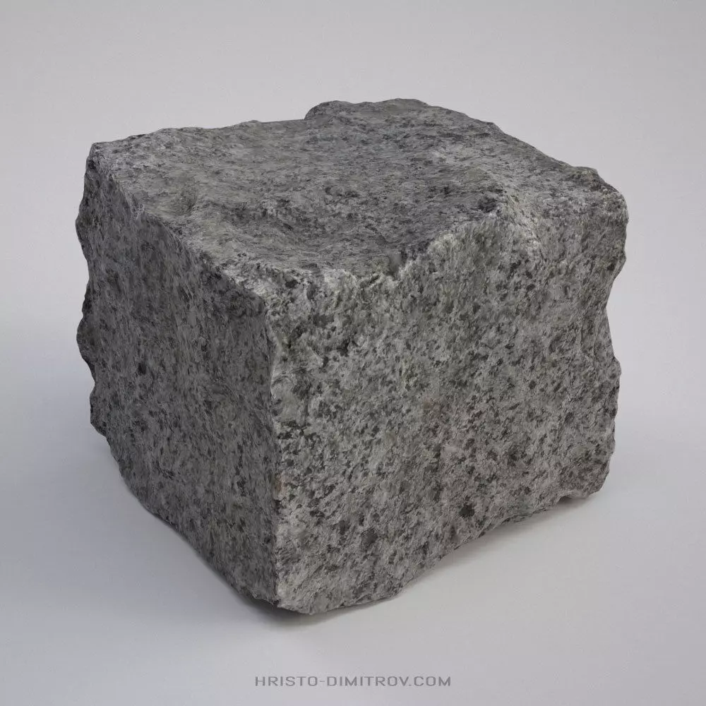 Paving Stone Free low-poly 3D model_0