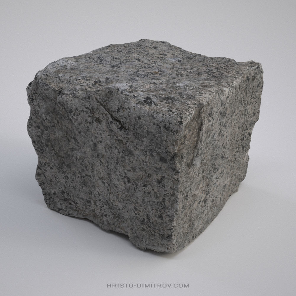 Paving Stone Free low-poly 3D model_3