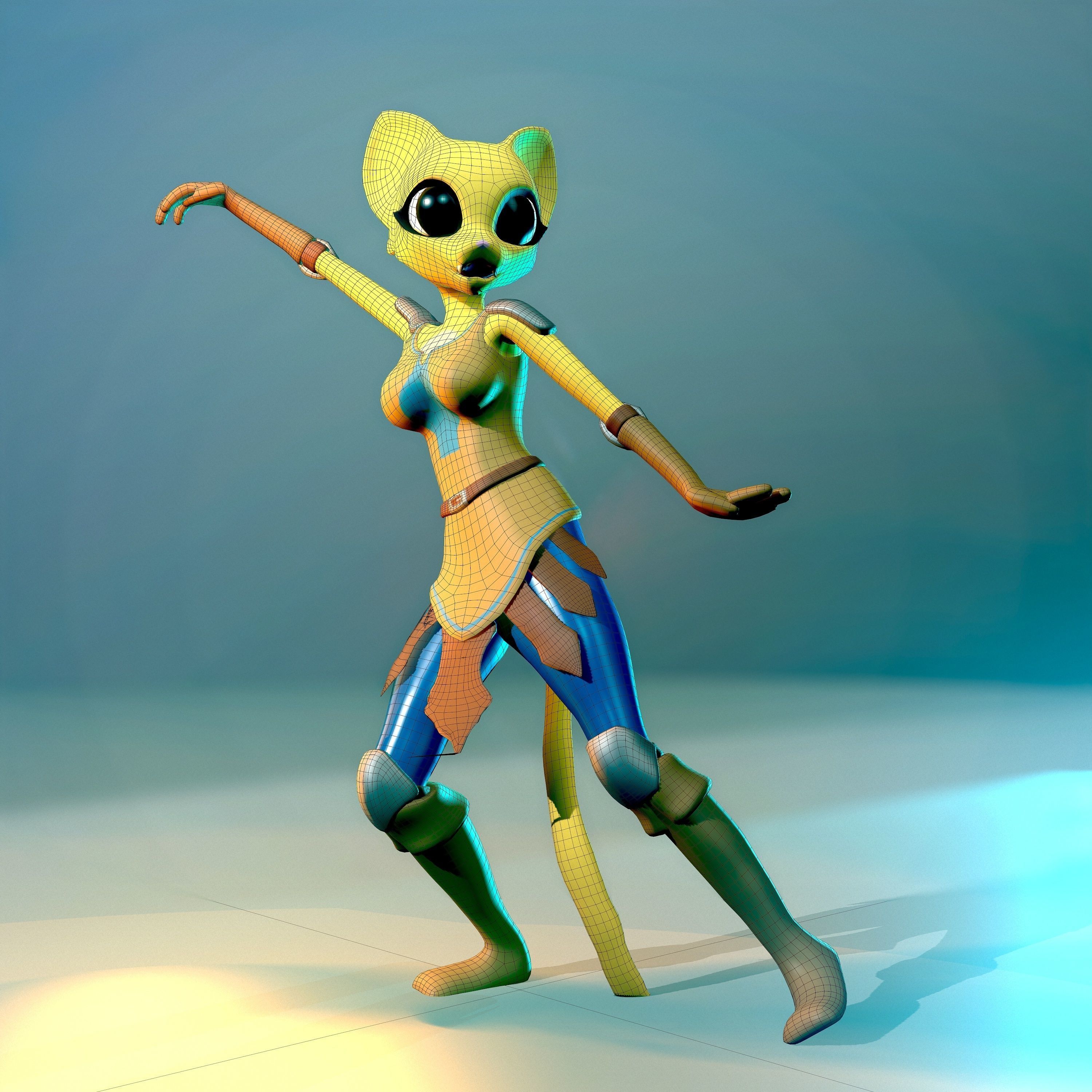 Katia Managan Prequel 3D Model Free low-poly 3D model_22
