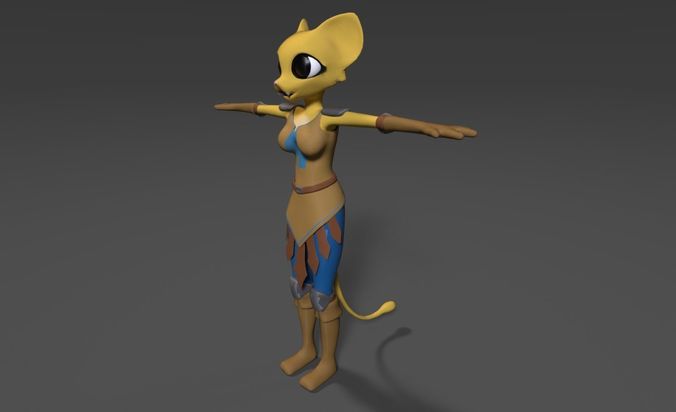 Katia Managan Prequel 3D Model  Free low-poly 3D model