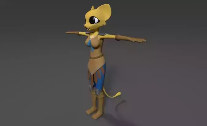 Katia Managan Prequel 3D Model  Free low-poly 3D model