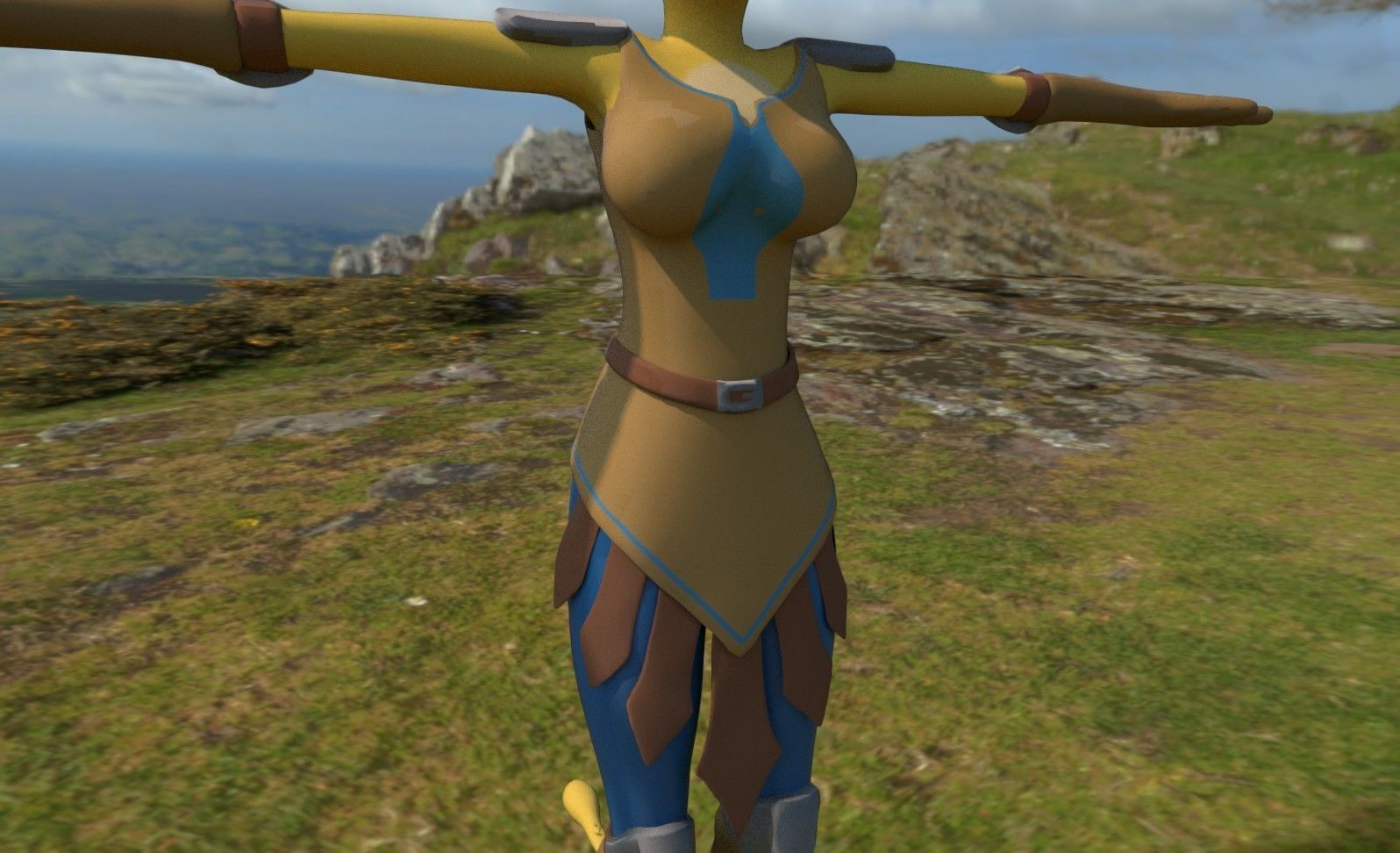 Katia Managan Prequel 3D Model Free low-poly 3D model_6